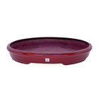 Vaso Bacia Decorativo Osaka Vermelho Lira P 7x46x35 Cm - Indo