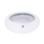 Vaso Bacia Decorativo Redondo Branco M 13x40 Cm - D'rossi