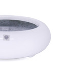 Vaso Bacia Decorativo Redondo Branco M 13x40 Cm - Indo Decorar