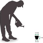 Vaso Bacia P Preto Absoluto