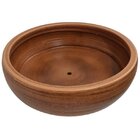 Vaso Bacia Para Planta Suculenta 33X10cm Marrom