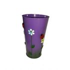 Vaso Balde Metal Enfeite Jardim Quintal Varanda Joaninha Flor
