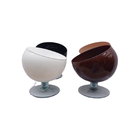 Vaso Boca Torta Vidro Médio Taça De Decoração Preto