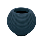 Vaso Bola Riscato 40x36cm Azul