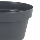 Vaso Bowl Sampa 23x12cm Grafite Vasart