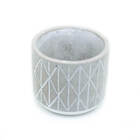 Vaso Cachepô Cimento Geométrico - Médio