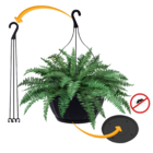 Vaso Cachepô Cuia Para Teto Com Gancho Nº 28 Para Plantas Cac