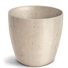 Vaso Cachepô Elegance De Plástico Redondo 02 Nutriplan Traver