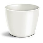 Vaso Cachepô Elegance De Plástico Redondo 3,5 Nutriplan Branco