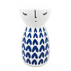 Vaso Cachepô Em Cerâmica - Kokeshi Md1