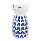 Vaso Cachepô Em Cerâmica - Kokeshi Md1