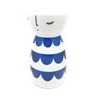 Vaso Cachepô Em Cerâmica - Kokeshi Md3