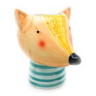 Vaso Cachepô Em Cerâmica Tatu - Azul