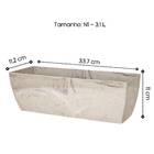 Vaso Cachepô Jardineira Elegance De Plástico 01 Nutriplan Tra