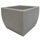 Vaso Cachepô Mesa Decorativo Planta 17c Polietileno Quadrado