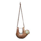 Vaso Cachepô Pendente Em Cerâmica Macaco