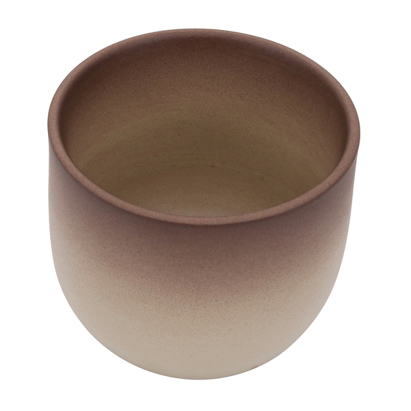 Vaso Cachepot 10x10cm Cumbuca pote 09 bege