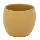 Vaso Cachepot 7x7cm Cumbuca pote 06 mostarda