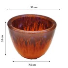 Vaso Cachepot Americano 1 Laranja Fogo
