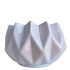 Vaso Cachepot Centro De Mesa Branco Enfeite Moderno Cerâmico