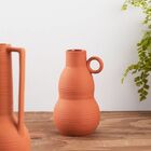 Vaso Cachepot Ceramica Alto Com Alça