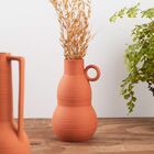 Vaso Cachepot Ceramica Alto Com Alça