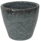 Vaso Cachepot De Cerâmica 6 Cores Para Decoração 14x12 - Cinza