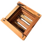 Vaso Cachepot De Madeira Quadrado 11x15 Para Orquídeas