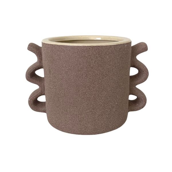 Vaso Cachepot Em Ceramica Mart Medio 13x20x14cm