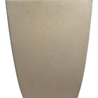 Vaso Cachepot Fino Polietileno Para Plantas Decoração Bege