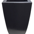 Vaso Cachepot Fino Polietileno Para Plantas Decoração Preto