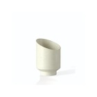 Vaso Cachepot Mini em Plástico 9,5x6,3cm Calcário San Raiz
