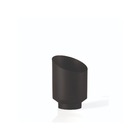 Vaso Cachepot Mini em Plástico 9,5x6,3cm Preto San Raiz
