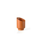 Vaso Cachepot Mini em Plástico 9,5x6,3cm Terracota San Raiz