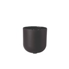 Vaso Cachepot Pequeno em Plástico 18x17cm Preto San Raiz