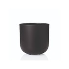 Vaso Cachepot Pequeno em Plástico 25x25cm Preto San Raiz