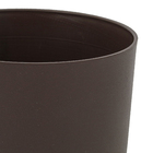 Vaso Cachepot Plástico Capri Marrom 13x14cm WestGarden