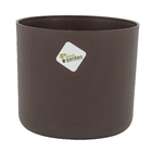 Vaso Cachepot Plástico Capri Marrom 13x14cm WestGarden
