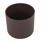 Vaso Cachepot Plástico Capri Marrom 13x14cm WestGarden