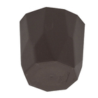 Vaso Cachepot Plástico Diamante Marrom 15x16cm WestGarden