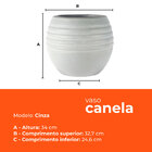 Vaso Canela Cinza 34 Terrano