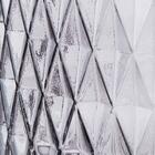 Vaso Canoe Em Vidro Cinza Home&co 19x22cm Decorativo Luxo