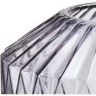 Vaso Canoe Em Vidro Cinza Home&co 19x22cm Decorativo Luxo