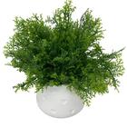 Vaso Centro De Mesa Branco De Cerâmica Com Trabalhado