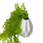 Vaso Centro De Mesa Branco Luxo De Cerâmica Trabalhado