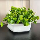 Vaso Centro De Mesa Branco Trabalhado Luxo De Cerâmica