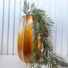 Vaso Centro De Mesa Dourado Moderno Com Planta Caída