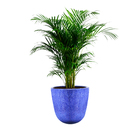 Vaso Cerâmica Americano 3 25x26x16 Azul Mescla Bella Art