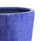Vaso Cerâmica Americano 4 36x32x16 Azul Mescla Bella Art