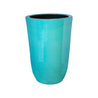 Vaso Cerâmica Americano Azul 48x37cm Bella Art